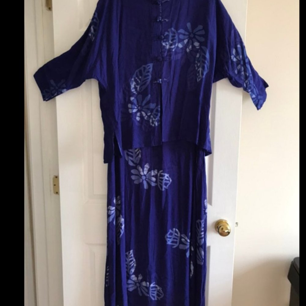 Two piece dress and blouse